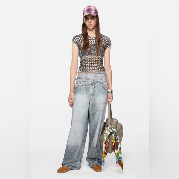 Acne studios CROCHET T-SHIRT - Picture 1 of 6